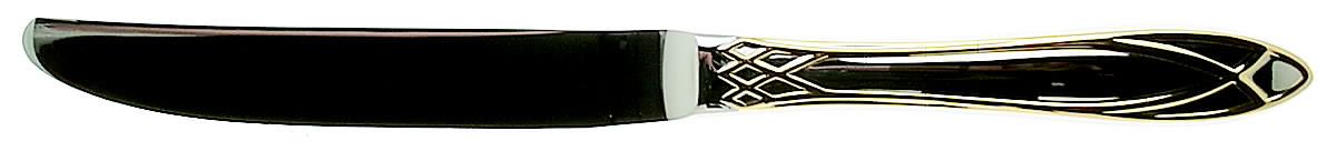 Alexandra (Stainless, Gold Accent) Modern Hollow Knife by Yamazaki-1