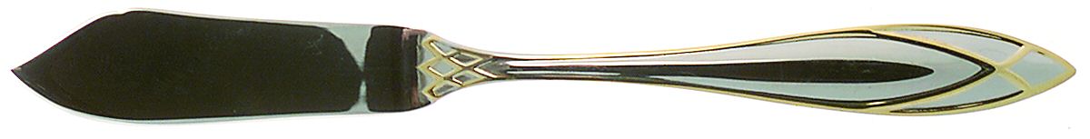 Alexandra (Stainless, Gold Accent) Flat Handle Master Butter Knife by Yamazaki-1