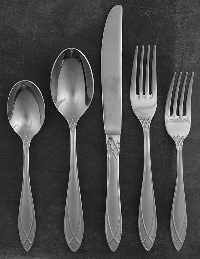 Alexandra Ice (Stainless) 5 Piece Place Setting by Yamazaki-1