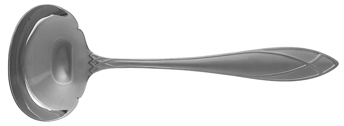 Alexandra Ice (Stainless) Solid Gravy Ladle by Yamazaki-1