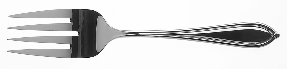Ariana (Stainless) Medium Solid Cold Meat Serving Fork by Yamazaki-1