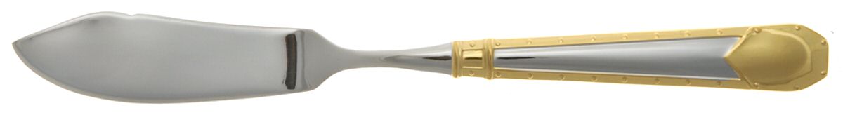 Axis-Gold (Stainless, Gold Accent) Flat Handle Master Butter Knife by Yamazaki-1