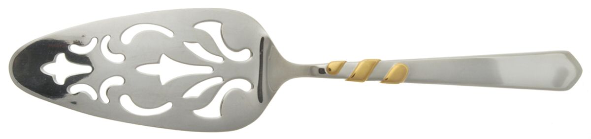 Balteus (Stainless, Gold Accent) Solid Pastry Server by Yamazaki-1
