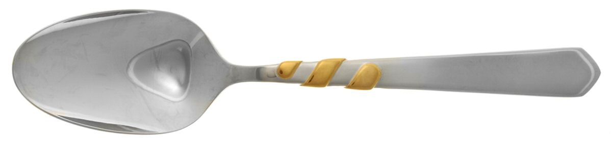 Balteus (Stainless, Gold Accent) Tablespoon (Serving Spoon) by Yamazaki-1