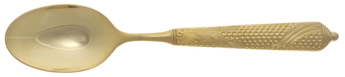 Byzantine (Gold Electroplate) Tablespoon (Serving Spoon) by Yamazaki-1