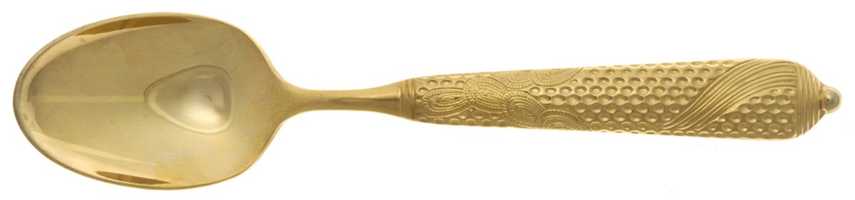 Byzantine (Gold Electroplate) Teaspoon by Yamazaki-1