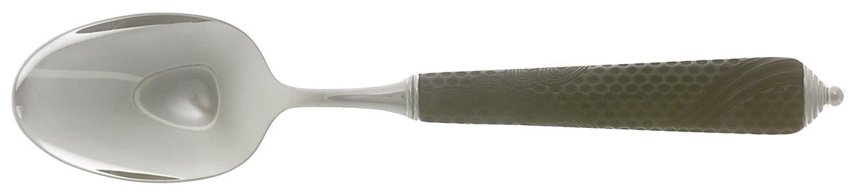 Byzantine (Stainless, Black Handle) Teaspoon by Yamazaki-1