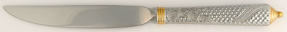 Byzantine (Stainless-Gold Accent) Individual Steak Knife Hollow Handle by Yamazaki-1