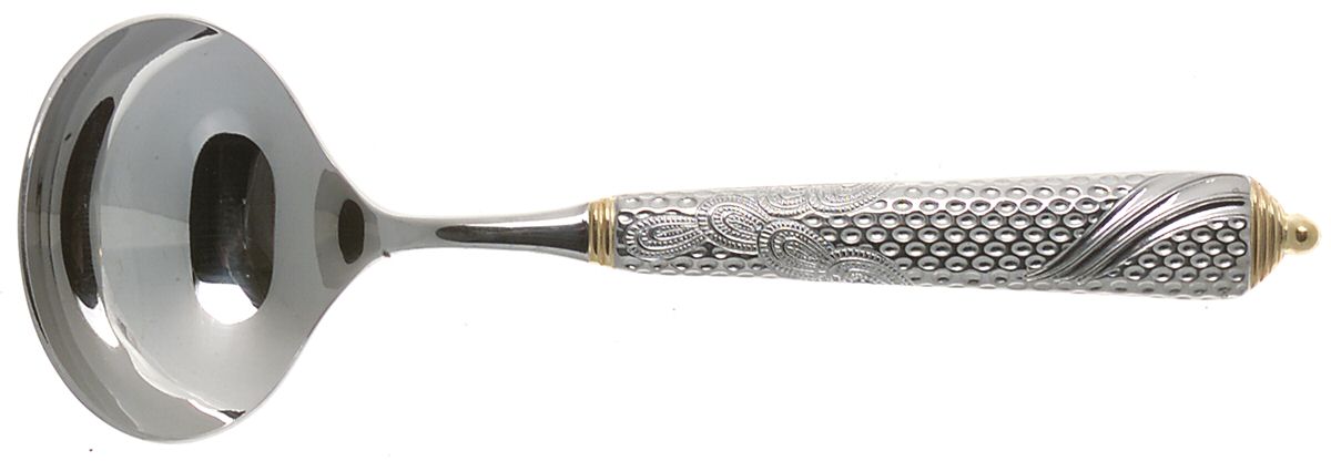 Byzantine (Stainless-Gold Accent) Solid Gravy Ladle by Yamazaki-1