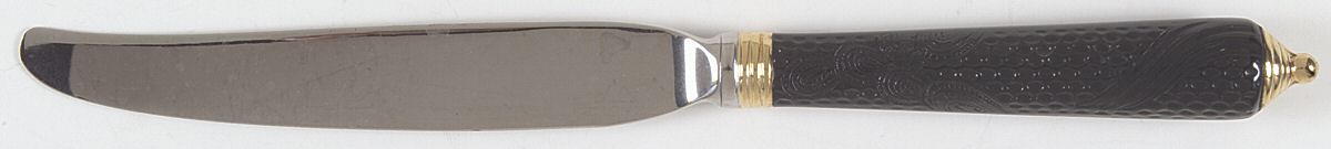 Byzantine-Black-Gold (Stainless, Black, Gold) Modern Hollow Knife by Yamazaki-1