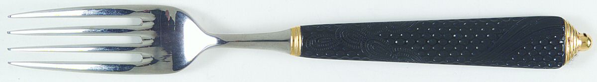 Byzantine-Black-Gold (Stainless, Black, Gold) Individual Salad Fork by Yamazaki-1
