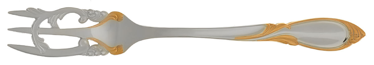Cache (Stainless-Gold Accent) Individual Salad Fork by Yamazaki-1