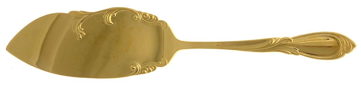 Cache-24k (Gold Electroplate) Solid Pastry Server by Yamazaki-1