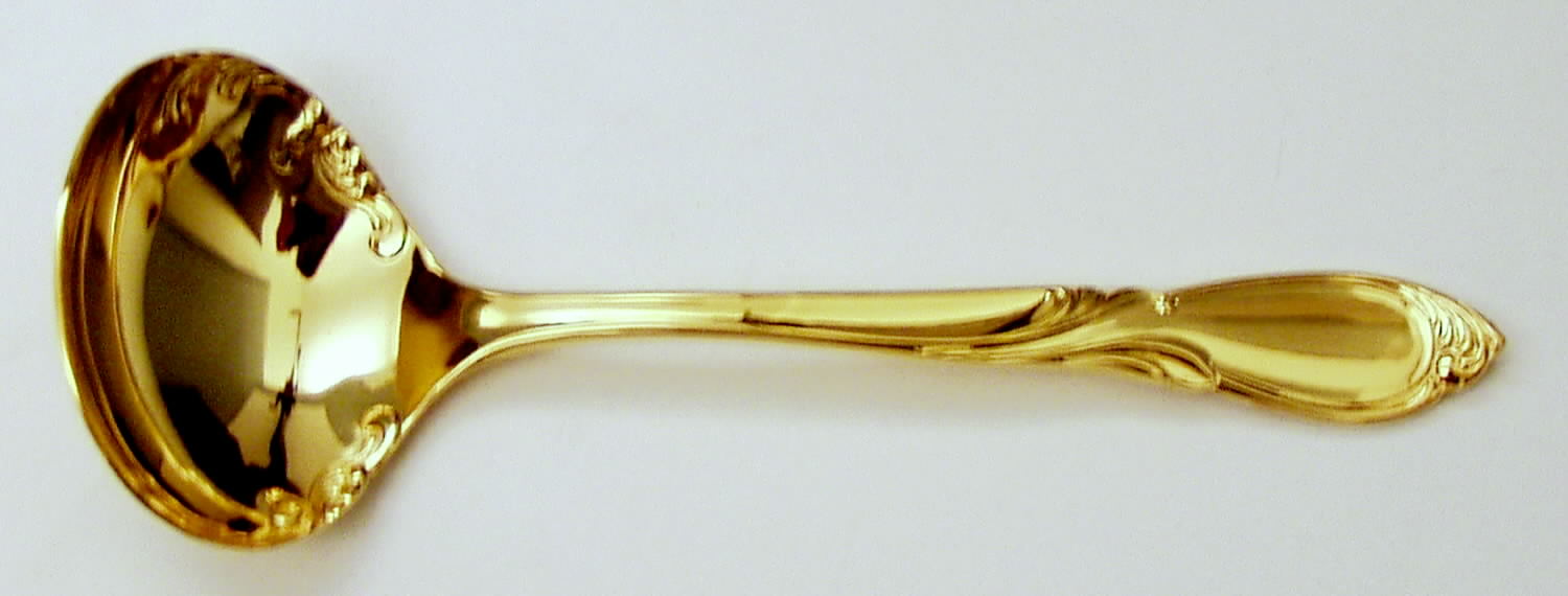 Cache-24k (Gold Electroplate) Solid Gravy Ladle by Yamazaki-1