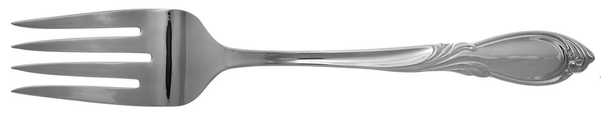 Cache (Silverplate) Large Solid Cold Meat Serving Fork by Yamazaki-1