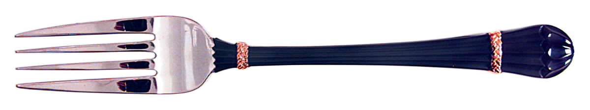 Carouselle-Black (Stainless, Gold Accent) Fork by Yamazaki-1