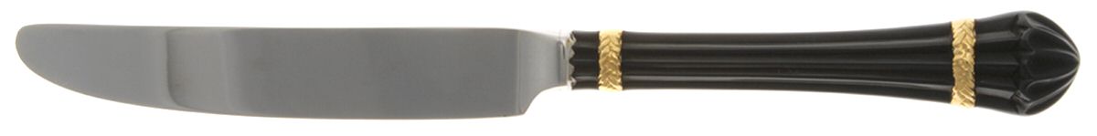 Carouselle-Black (Stainless, Gold Accent) New French Hollow Knife by Yamazaki-1