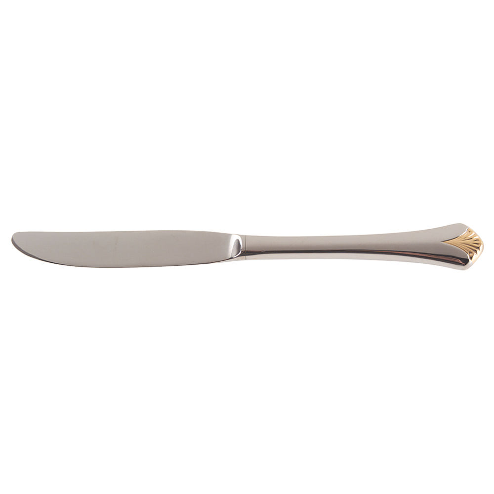 Cara (Stainless, Gold Accent) Modern Hollow Knife by Yamazaki-1