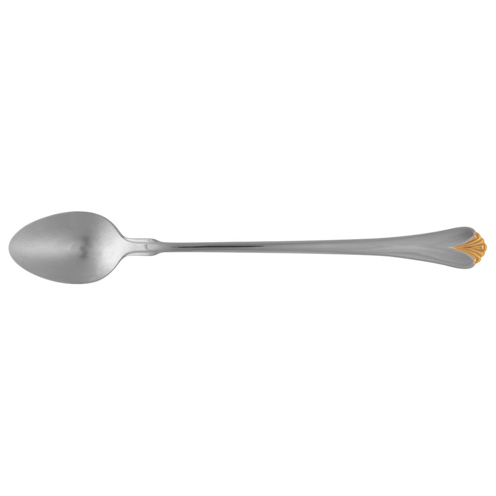 Cara (Stainless, Gold Accent) Iced Tea Spoon by Yamazaki-1