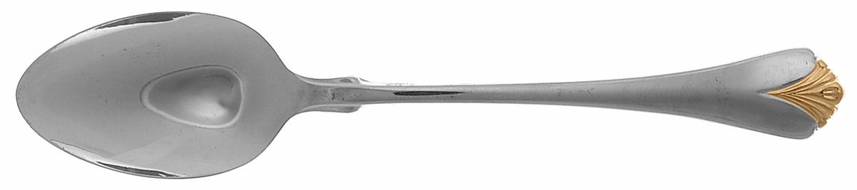 Cara (Stainless, Gold Accent) Five O'Clock Teaspoon by Yamazaki-1