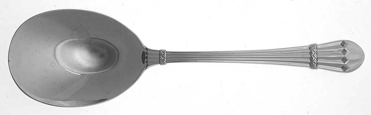 Carouselle (Stainless-Glossy Finish) Solid Serving Spoon by Yamazaki-1