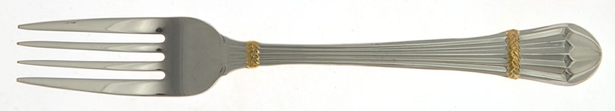 Carouselle-Gold (Stainless, Gold Accent) Fork by Yamazaki-1