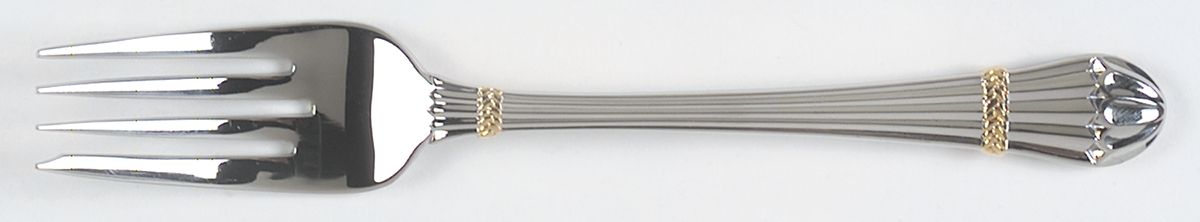 Carouselle-Gold (Stainless, Gold Accent) Individual Salad Fork by Yamazaki-1