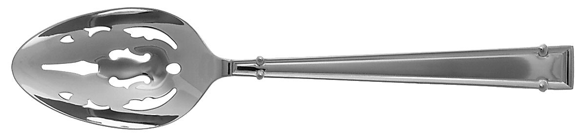 Cartouche (Stainless-Glossyfinish) Pierced Tablespoon (Serving Spoon) by Yamazaki-1