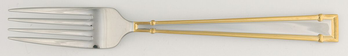 Cartouche (Stainless, Gold Accent) Fork by Yamazaki-1