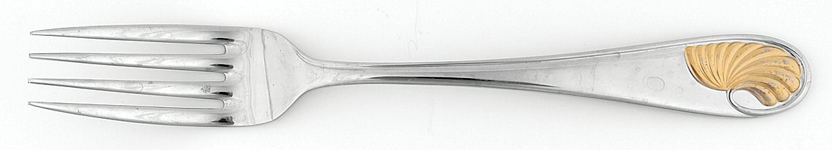Celine (Stainless, Gold Accent) Fork by Yamazaki-1