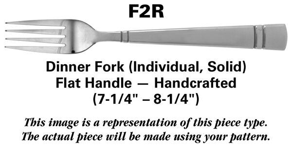 Chelsea (Stainless) Dinner Fork Solid Individual HC by Yamazaki-1