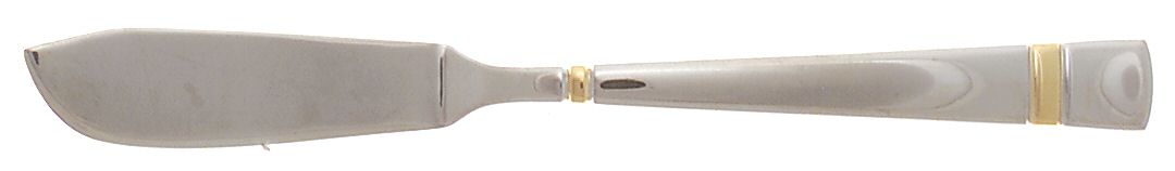 Chelsea-Gold Accent (Stainless, Glossy) Flat Handle Master Butter Knife by Yamazaki-1