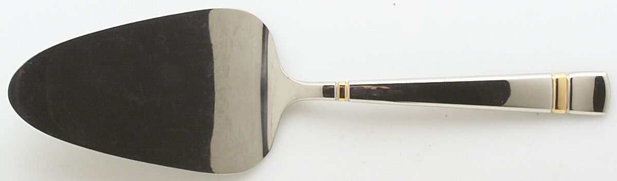 Chelsea-Gold Accent (Stainless, Glossy) Solid Pastry Server by Yamazaki-1