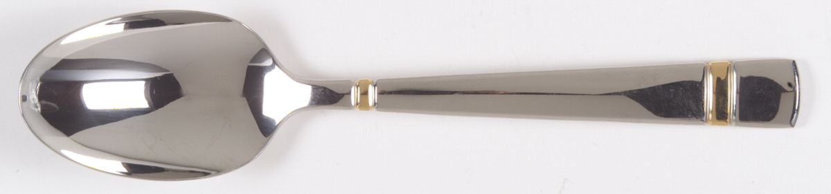Chelsea-Gold Accent (Stainless, Glossy) Tablespoon (Serving Spoon) by Yamazaki-1