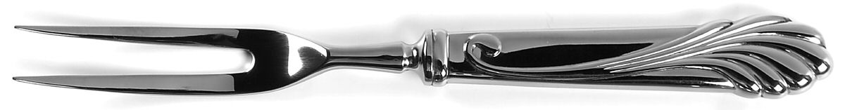 Cove (Stainless-Glossy) Small Steak Carving Fork with Stainless Prongs by Yamazaki-1