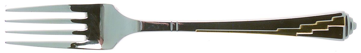 Dakota-Gold Accent (Stainless, Gold Accent) Individual Salad Fork by Yamazaki-1