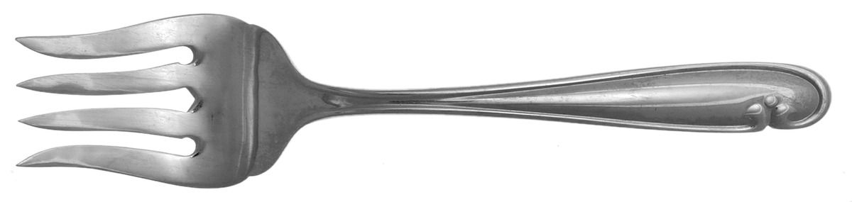 Diva (Stainless) Medium Solid Cold Meat Serving Fork by Yamazaki-1