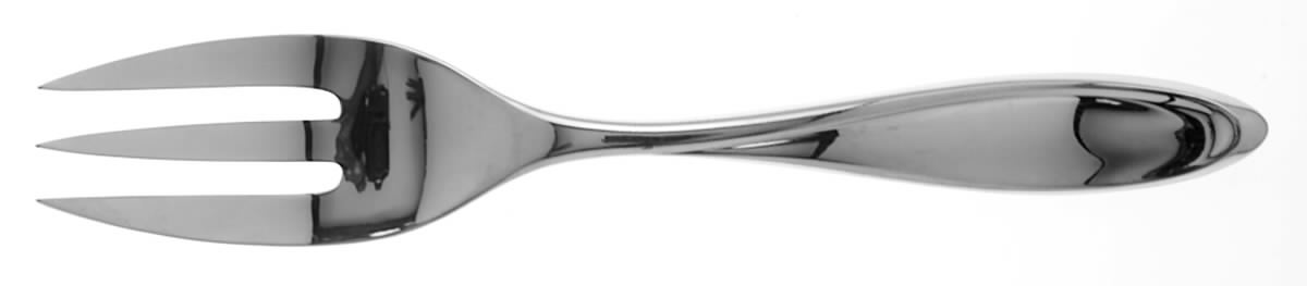 Escapade (Stainless) Medium Solid Cold Meat Serving Fork by Yamazaki-1