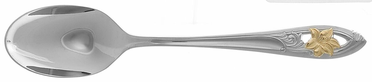 Essence (Stainless, Gold Accent) Teaspoon by Yamazaki-1