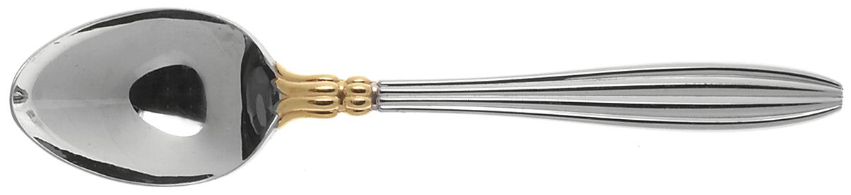 Eternity (Stainless, Gold Accent) Place/Oval Soup Spoon by Yamazaki-1