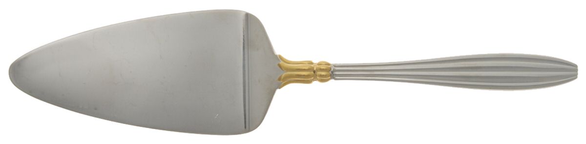 Eternity (Stainless, Gold Accent) Solid Pastry Server by Yamazaki-1