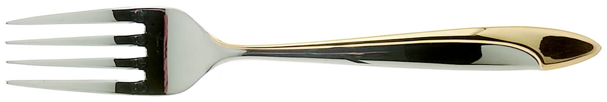 Filar-Gold (Stainless, Gold Accent) Individual Salad Fork by Yamazaki-1