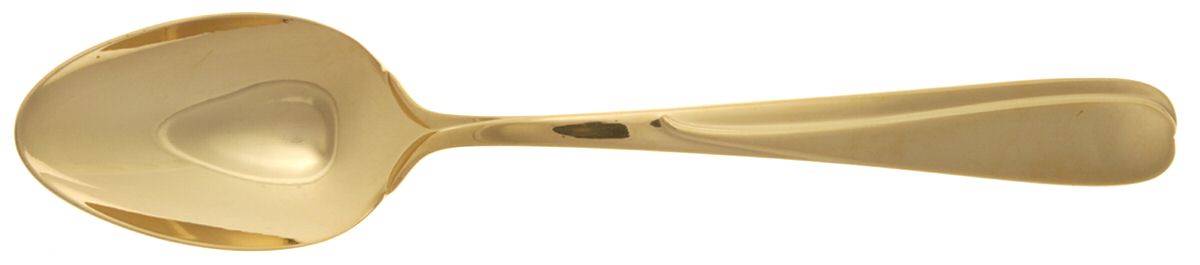 Florian (Gold Electroplate, 1989) Place/Oval Soup Spoon by Yamazaki-1