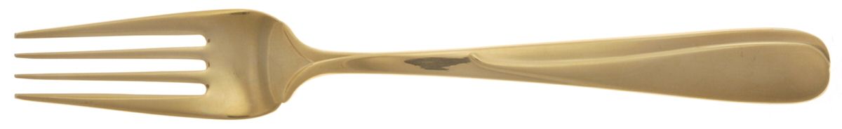 Florian (Gold Electroplate, 1989) Individual Salad Fork by Yamazaki-1