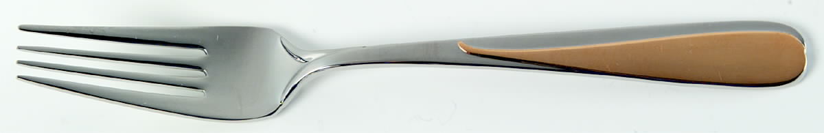 Florian (Stainless-Gold Accent) Fork by Yamazaki-1