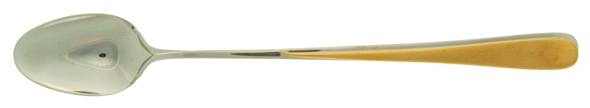Florian (Stainless-Gold Accent) Iced Tea Spoon by Yamazaki-1