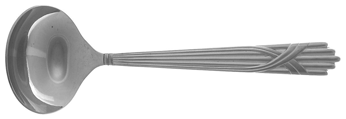 Fortuny (Stainless) Solid Gravy Ladle by Yamazaki-1