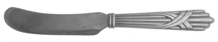 Fortuny (Stainless) Flat Handle Butter Spreader by Yamazaki-1