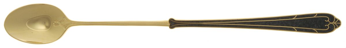 Fortissimo-Black (Gold Electroplate) Iced Tea Spoon by Yamazaki-1