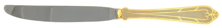 Fortissimo Bone (Gold Electroplate, Bone) Modern Hollow Knife by Yamazaki-1